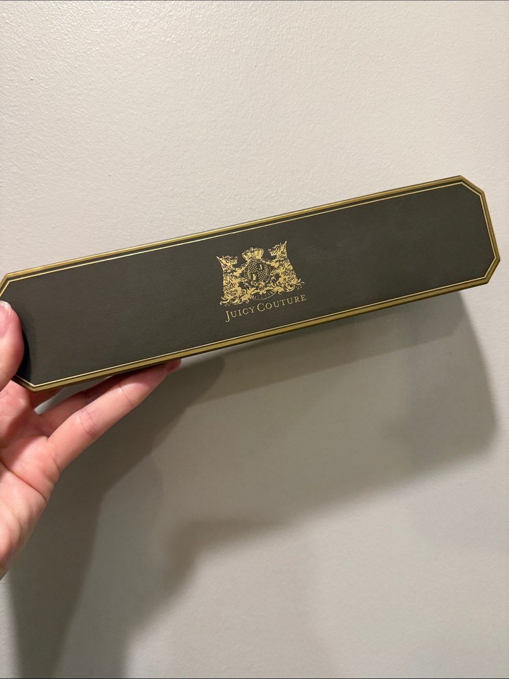 Juicy Couture Black and Gold Crest Accessory Box